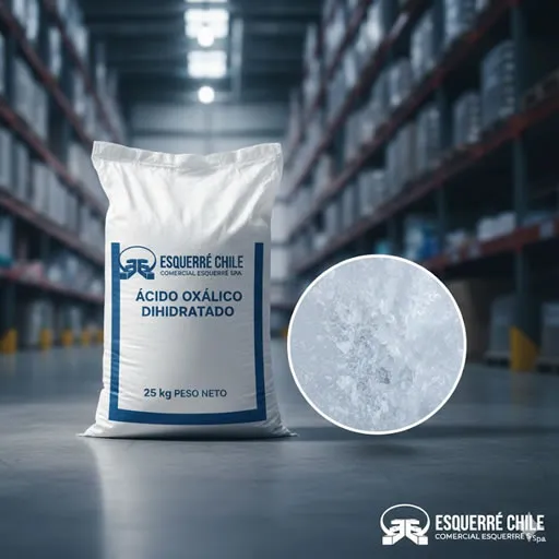 ácido oxálico industrial - Productos Químicos Industriales-acido-oxalico-esquerrechile-cl-